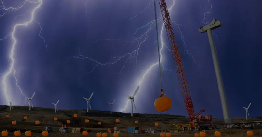Wind Energy Halloween Image